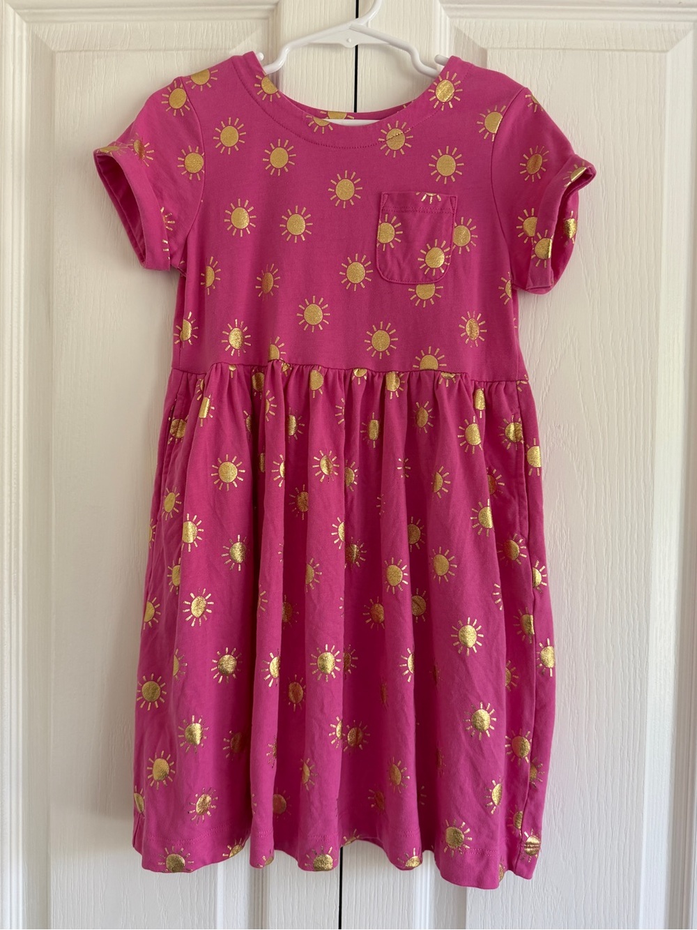Mini Boden Short Sleeve Jersey Dress 7-8y